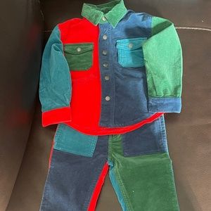 Stella McCartney kids corduroy shirt & pants